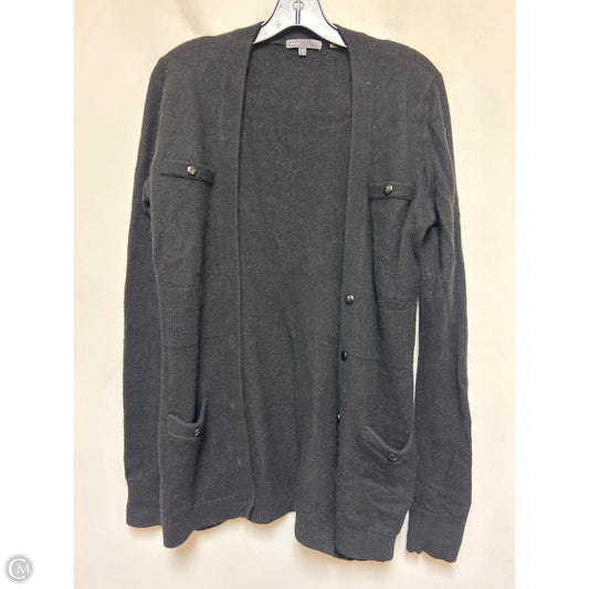 Sweater Cardigan By Vince In Black, Size: M