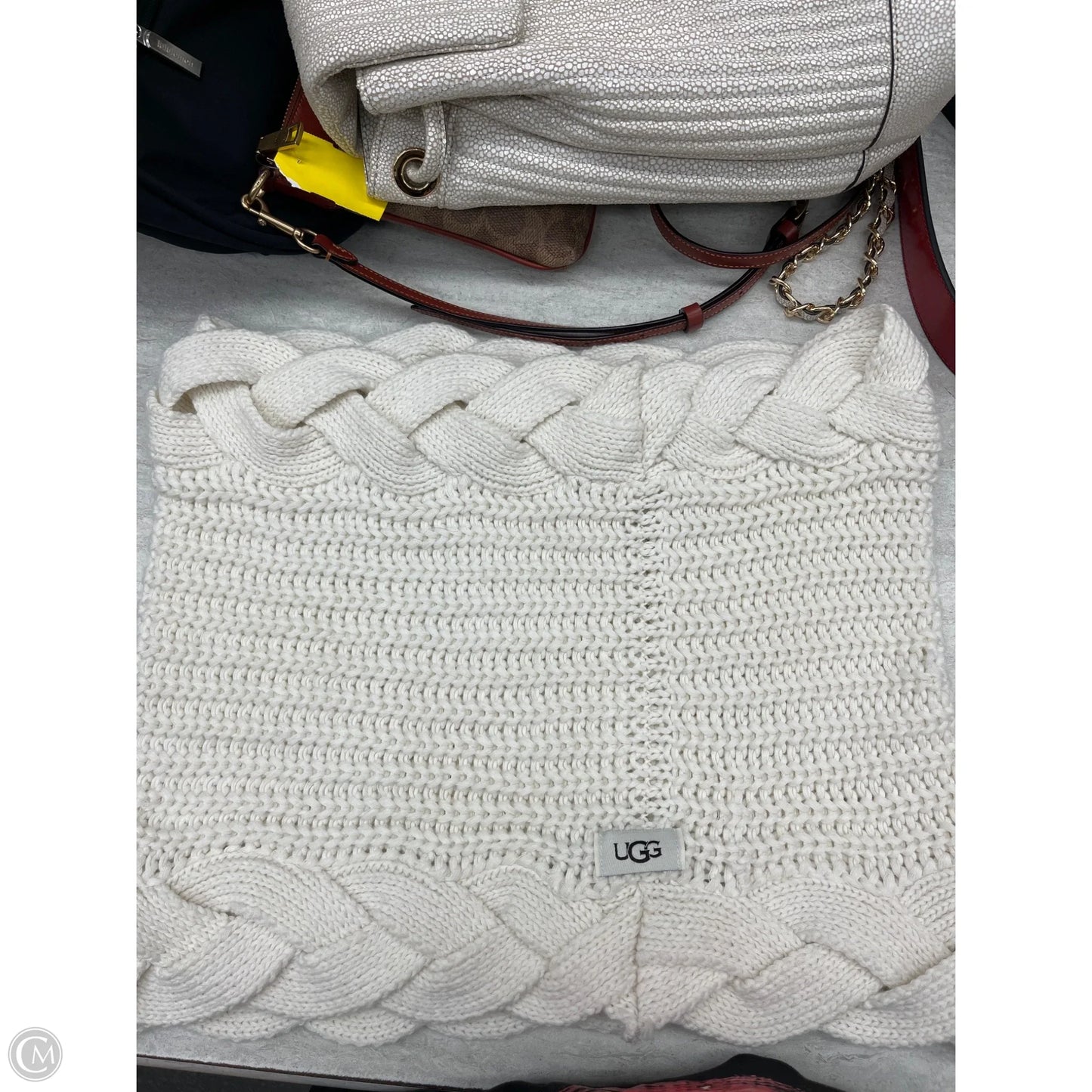 Scarf Designer By Ugg In Cream, Size: Osfm