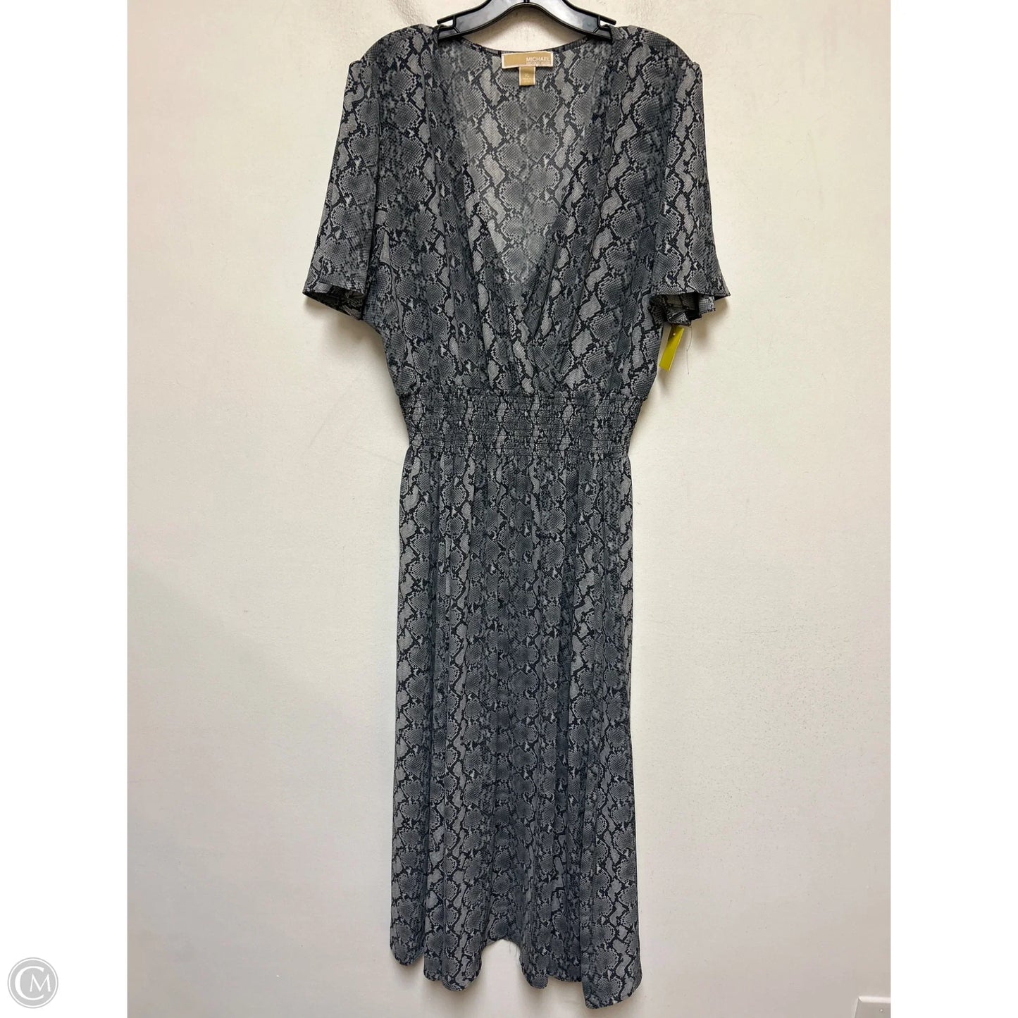 Dress Casual Maxi By Michael By Michael Kors In Snakeskin Print, Size: Xl