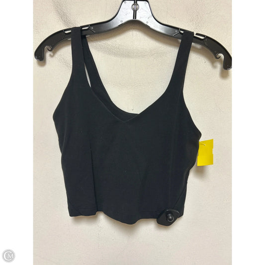Athletic Tank Top By Lululemon In Black, Size: 6
