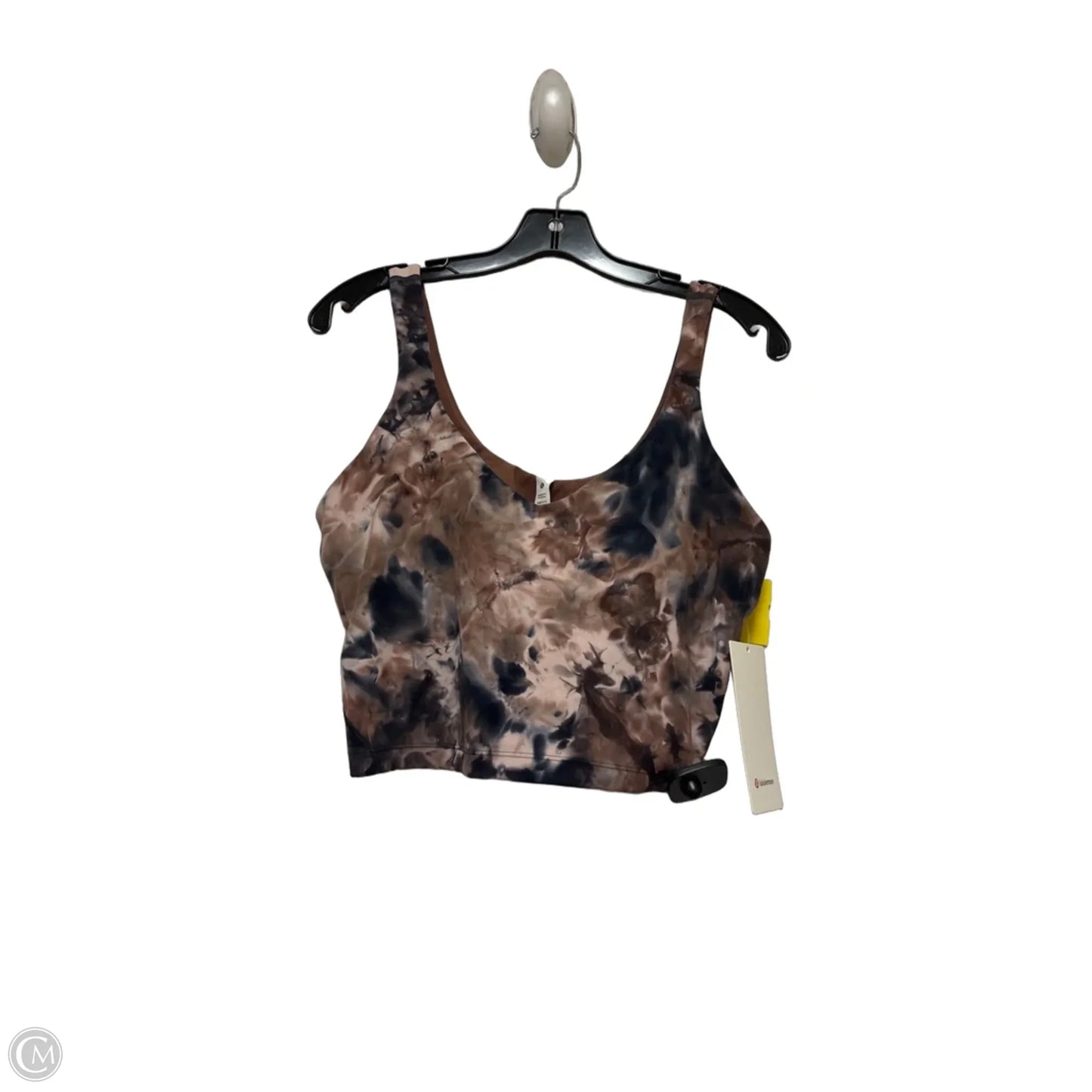 Athletic Tank Top By Lululemon In Tie Dye Print, Size: 12