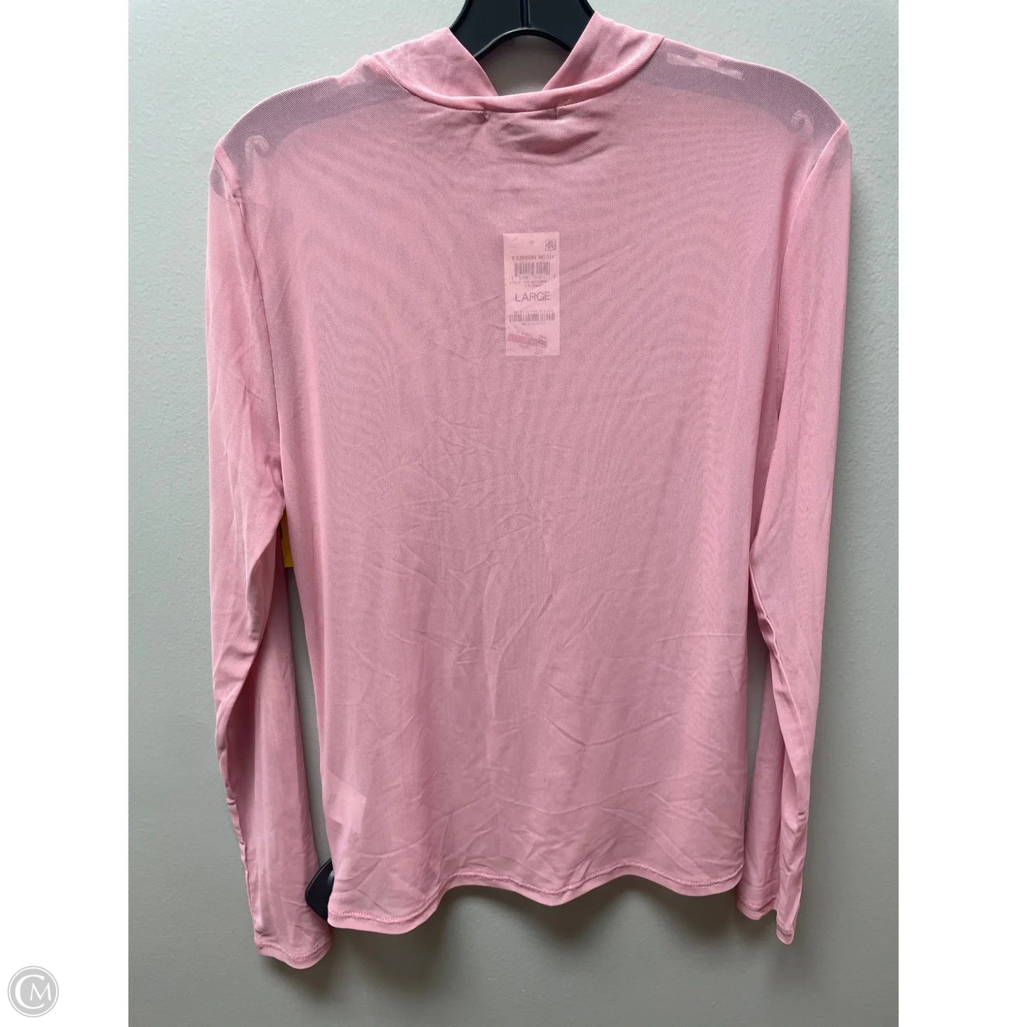 Top Long Sleeve By Bar Iii In Pink, Size: L