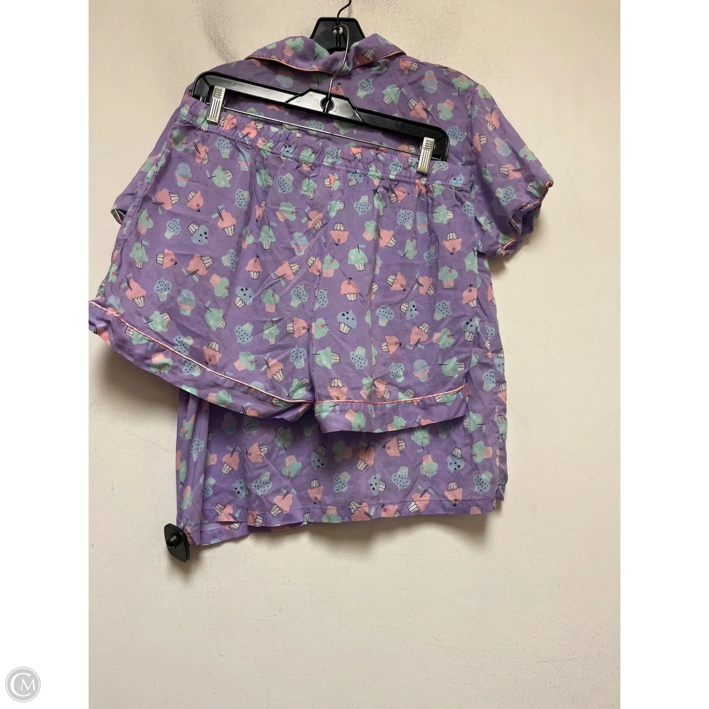 Pajamas 2pc By Clothes Mentor In Blue & Purple, Size: L