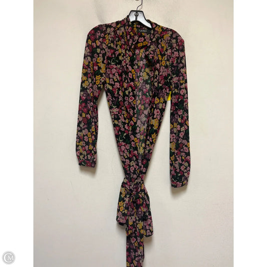 Dress Casual Short By Lauren By Ralph Lauren In Floral Print, Size: S