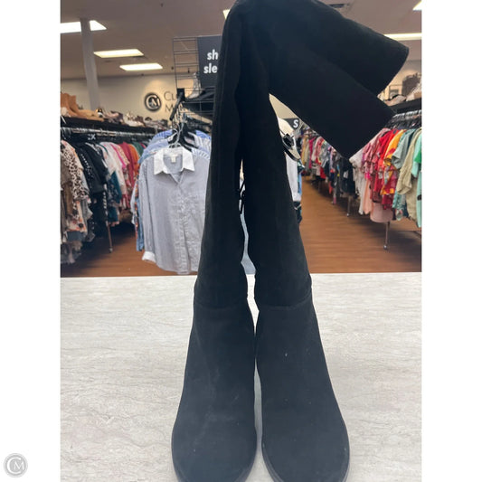 Boots Knee Heels By Steve Madden In Black, Size: 11