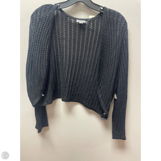 Cardigan By Ann Taylor In Black, Size: L