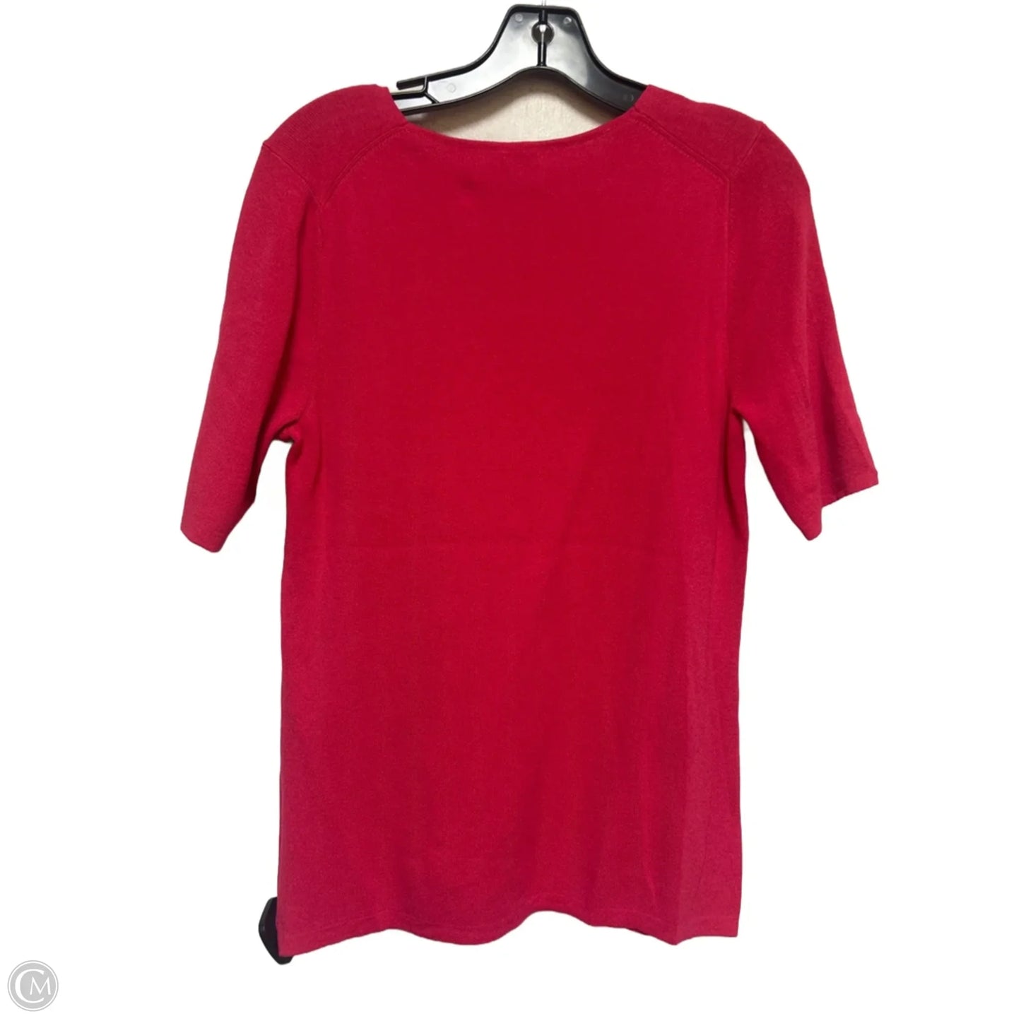 Top Short Sleeve By Anne Klein In Pink, Size: M