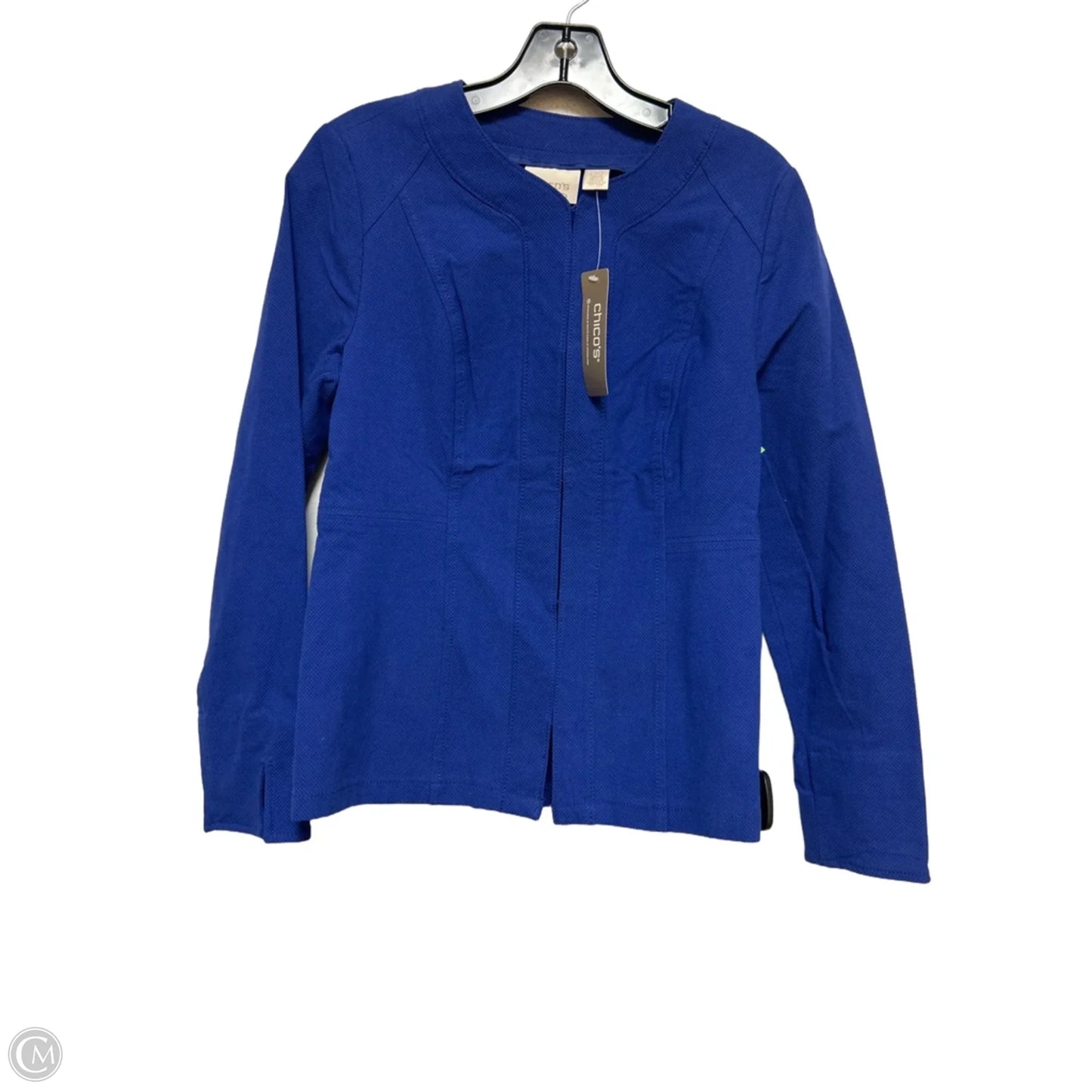 Blazer By Chicos In Blue, Size: Xs