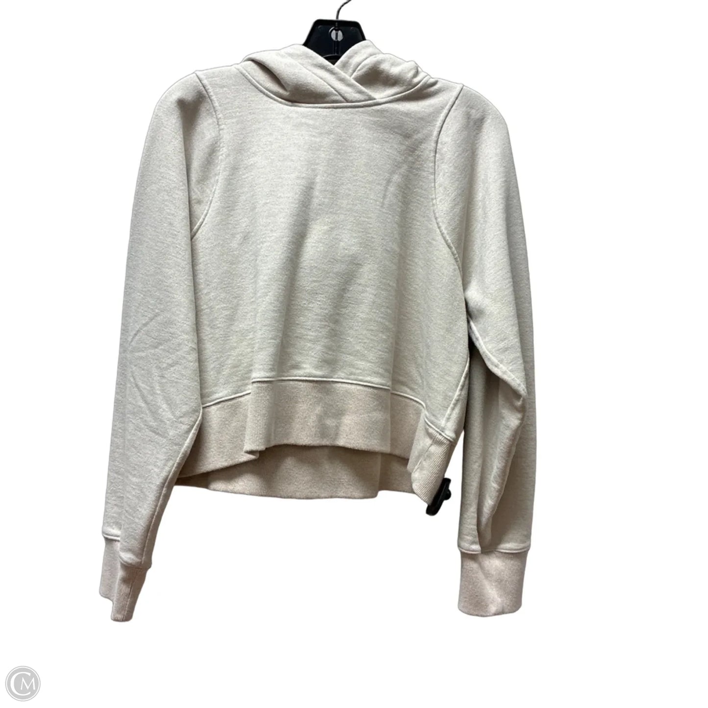Athletic Sweatshirt Hoodie By Lululemon In Tan, Size: 8