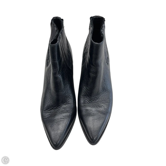 Boots Ankle Heels By Calvin Klein In Black, Size: 7.5