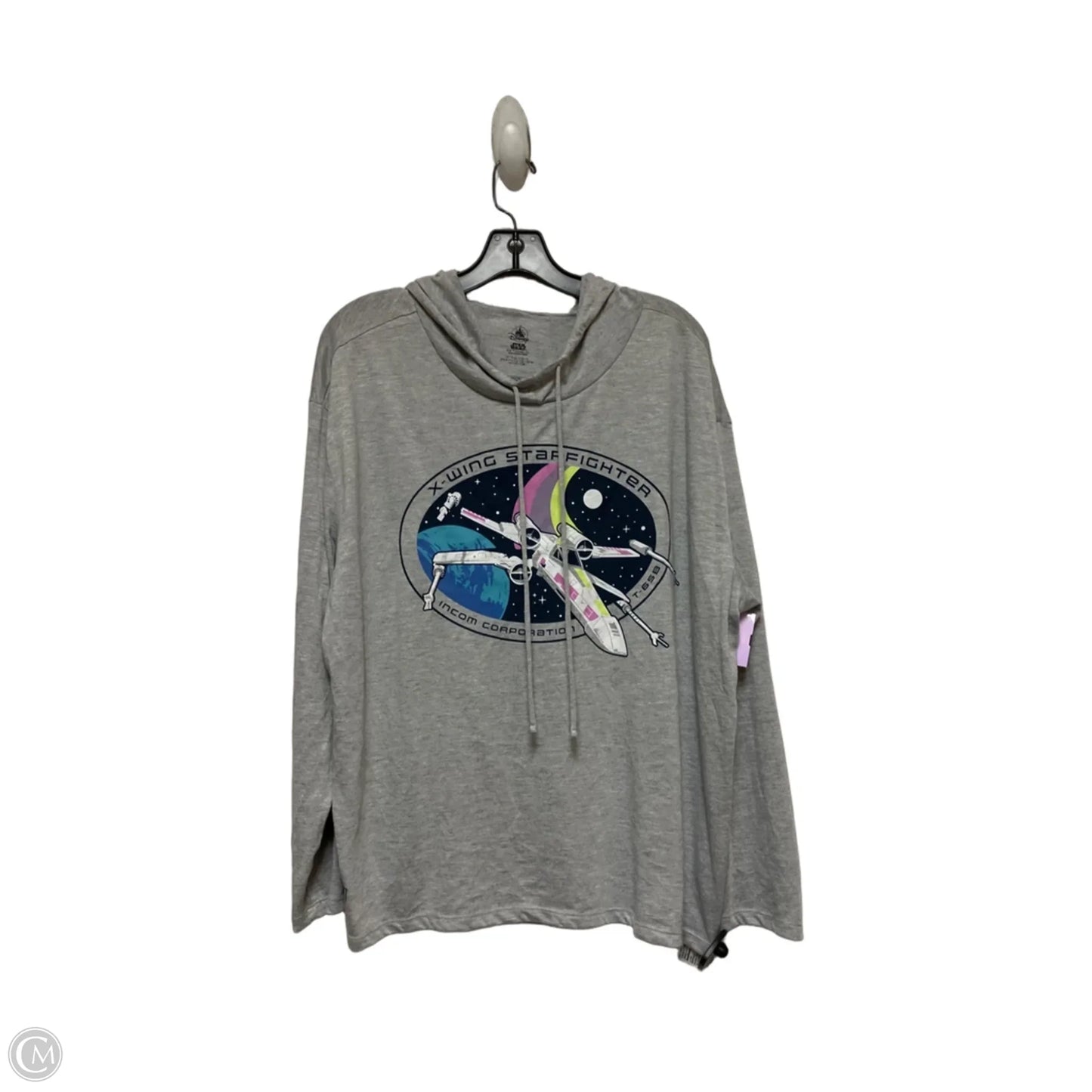 Top Long Sleeve By Disney Store In Grey, Size: Xl
