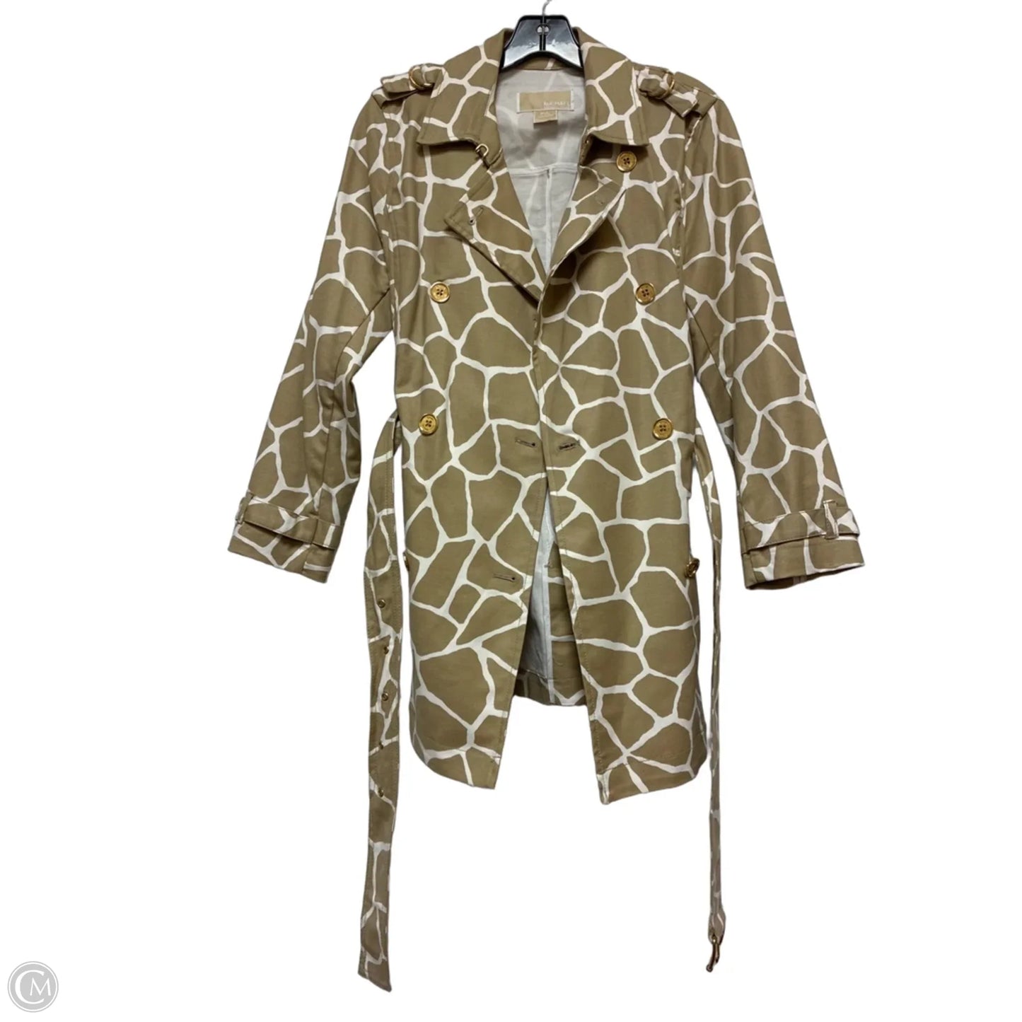 Jacket Other By Michael By Michael Kors In Tan & White, Size: L