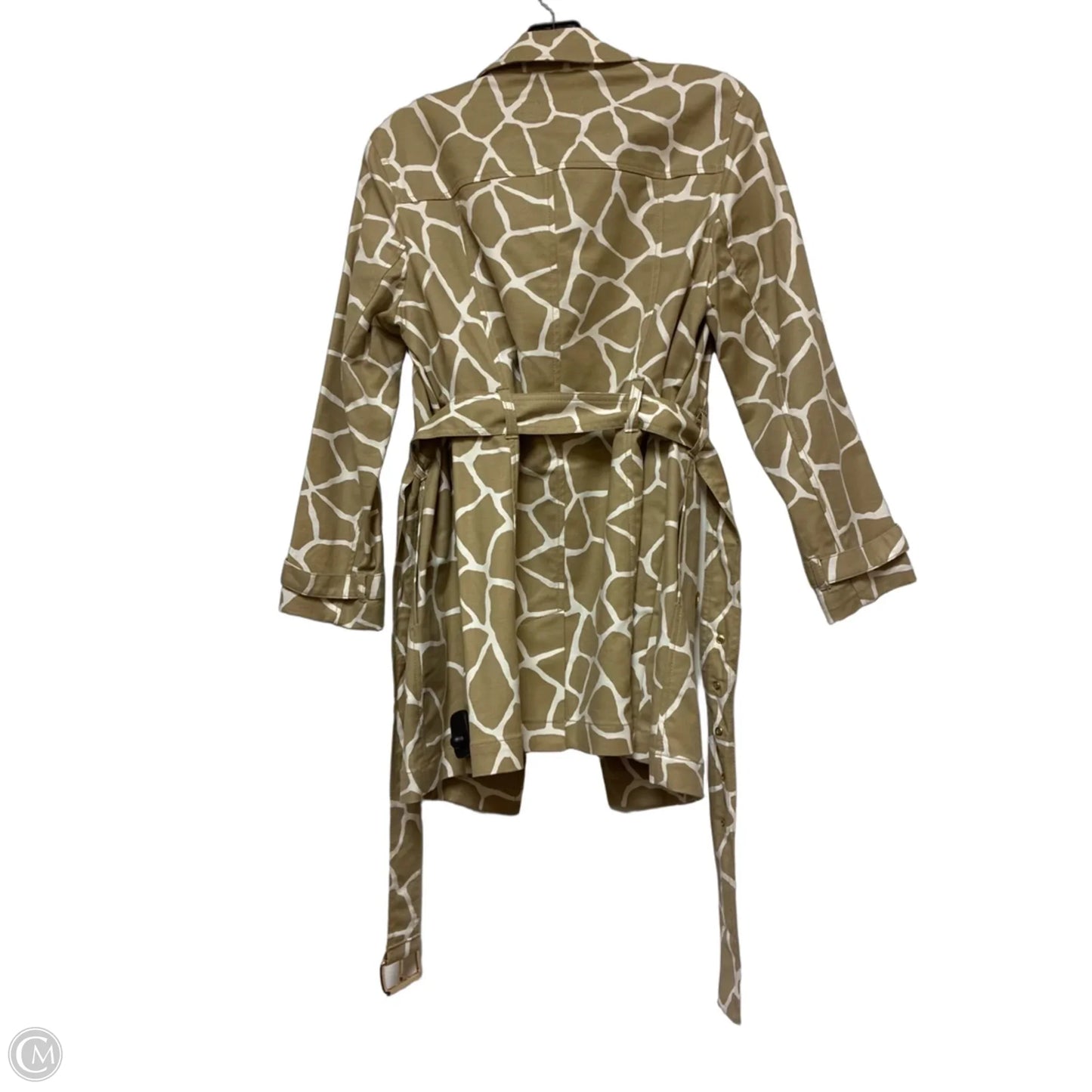 Jacket Other By Michael By Michael Kors In Tan & White, Size: L