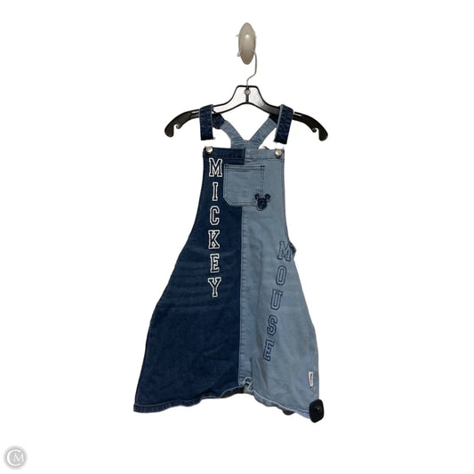 Overalls By Disney Store In Blue Denim, Size: Xs
