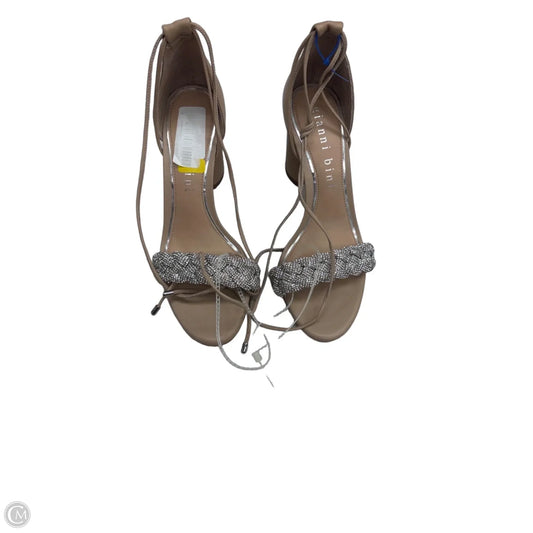 Shoes Heels Block By Gianni Bini In Tan, Size: 9.5