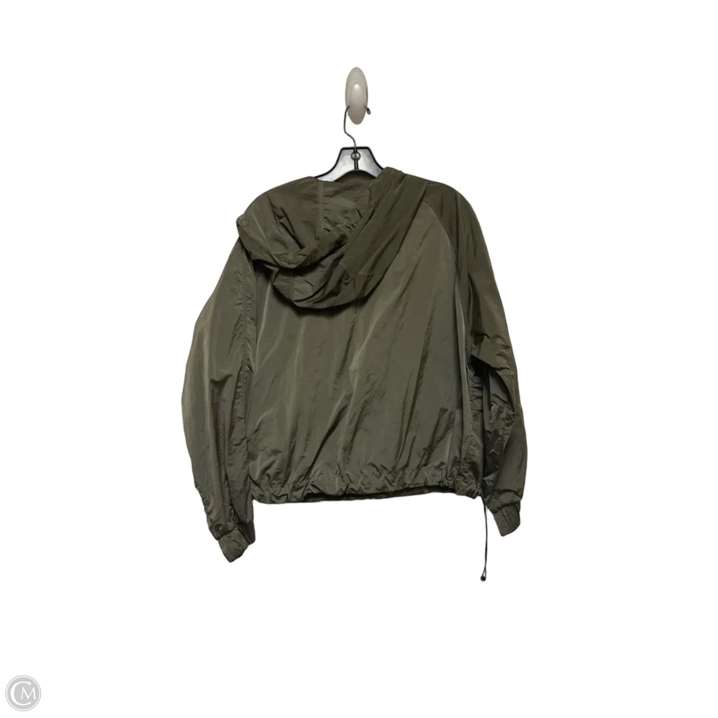 Jacket Windbreaker By Adidas In Green, Size: S