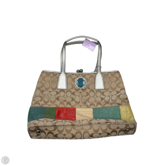 Handbag Designer By Coach, Size: Large