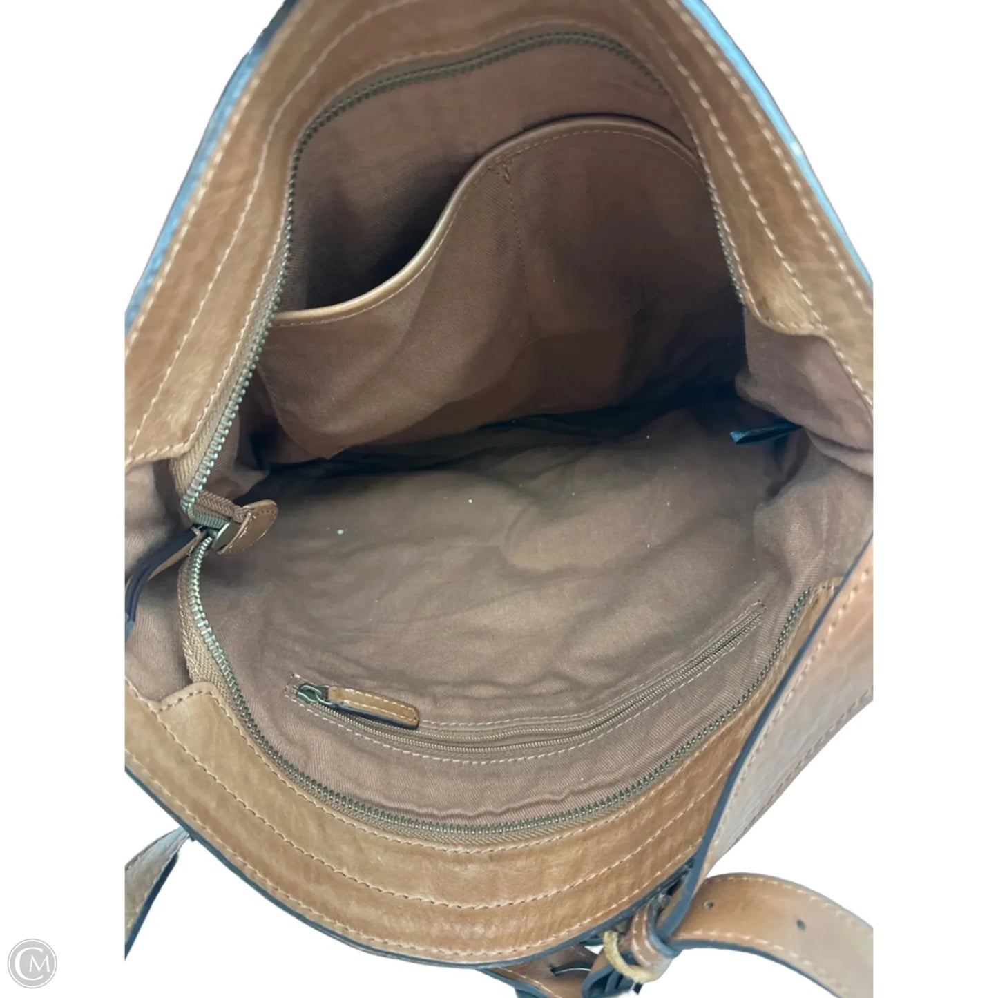 Handbag Leather By Clothes Mentor, Size: Medium
