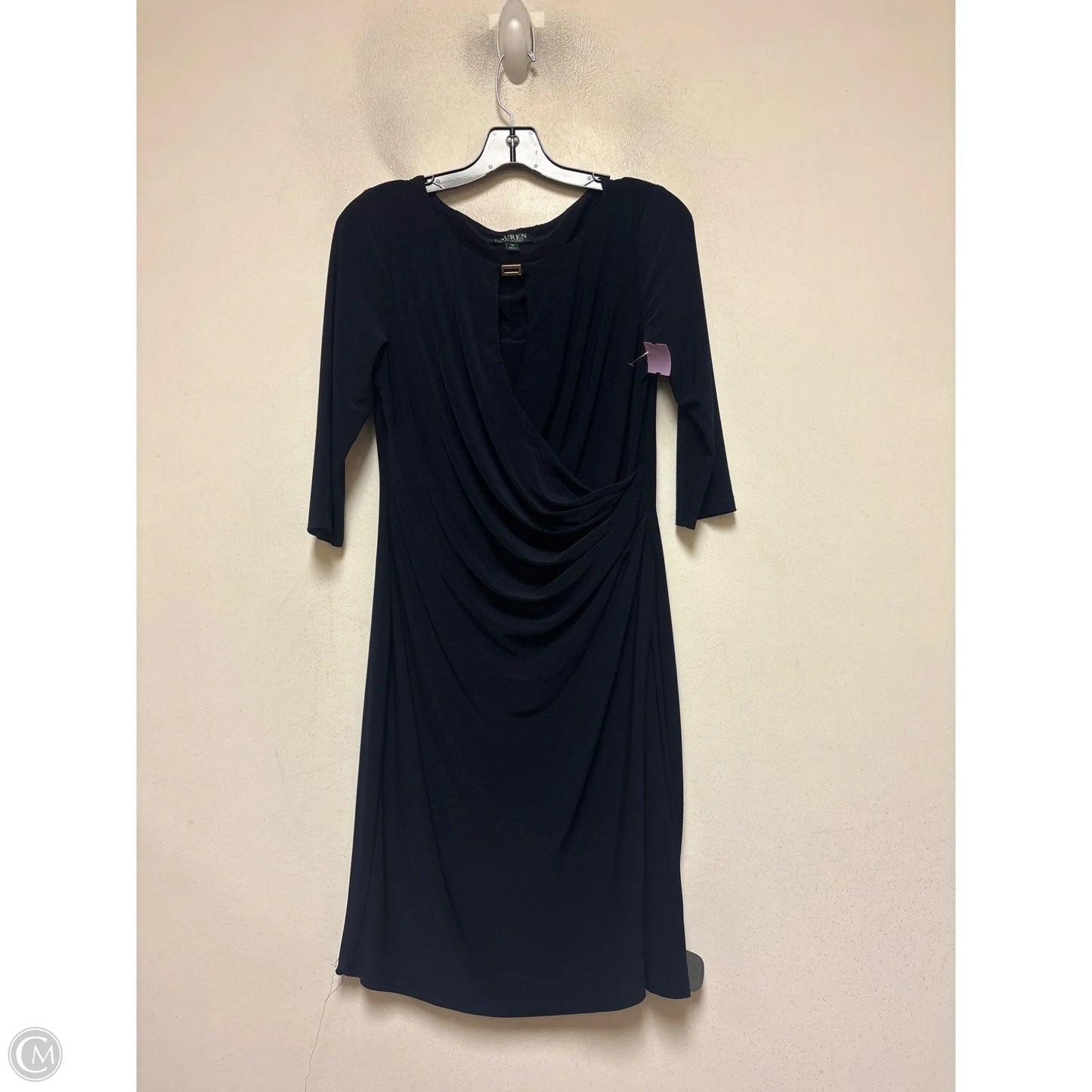 Dress Casual Short By Lauren By Ralph Lauren In Navy, Size: M