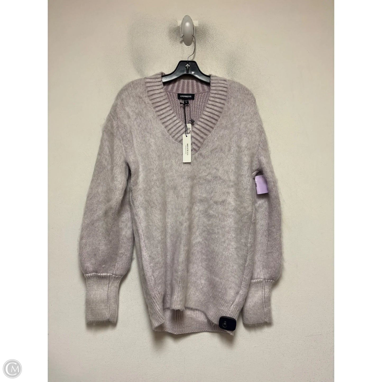 Sweater By Express In Purple, Size: Xs