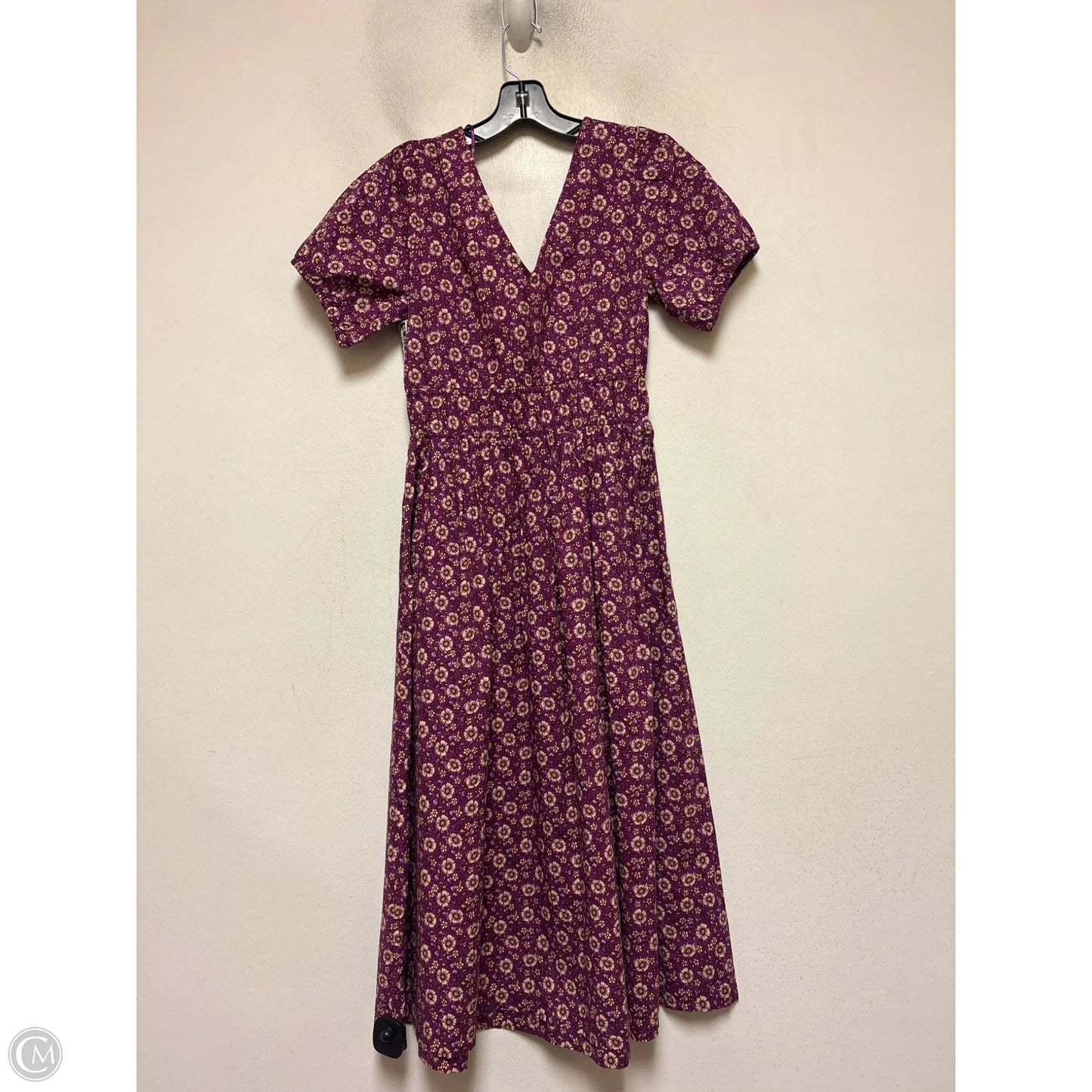 Dress Casual Midi By J. Crew In Floral Print, Size: Xs