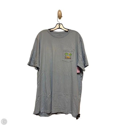 Top Short Sleeve Basic By Vineyard Vines In Blue, Size: Xl
