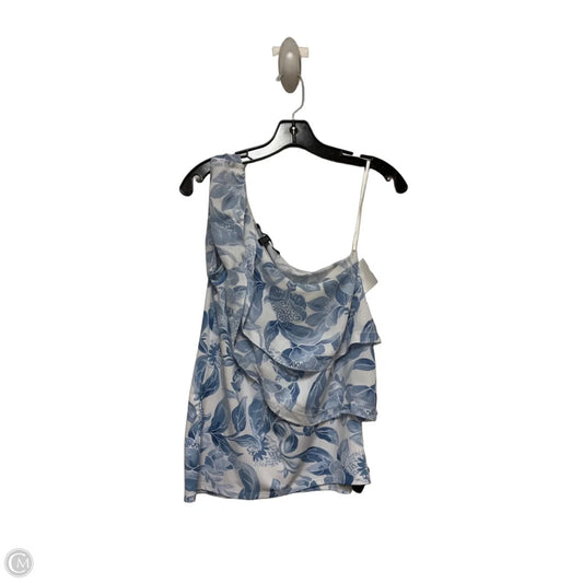 Top Sleeveless By White House Black Market In Blue & White, Size: Xs