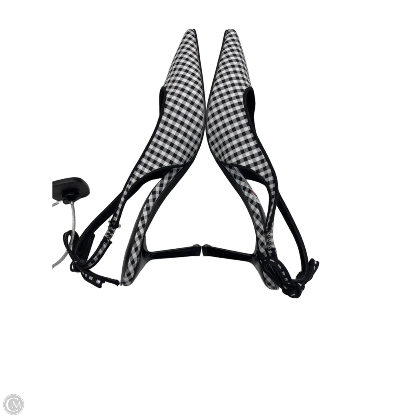 Shoes Heels Kitten By Madden Girl In Checkered Pattern, Size: 11