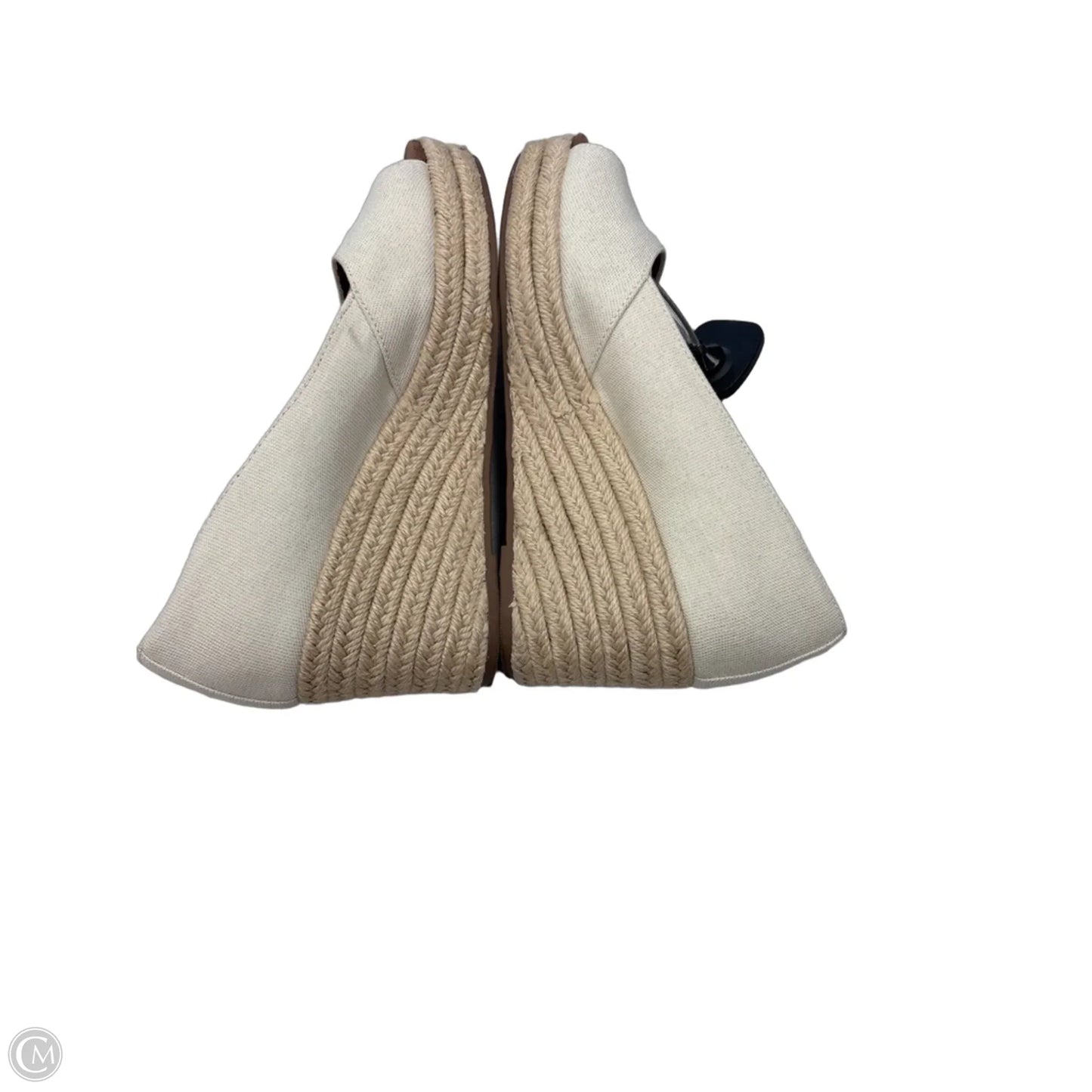 Sandals Heels Wedge By Toms In Cream, Size: 8