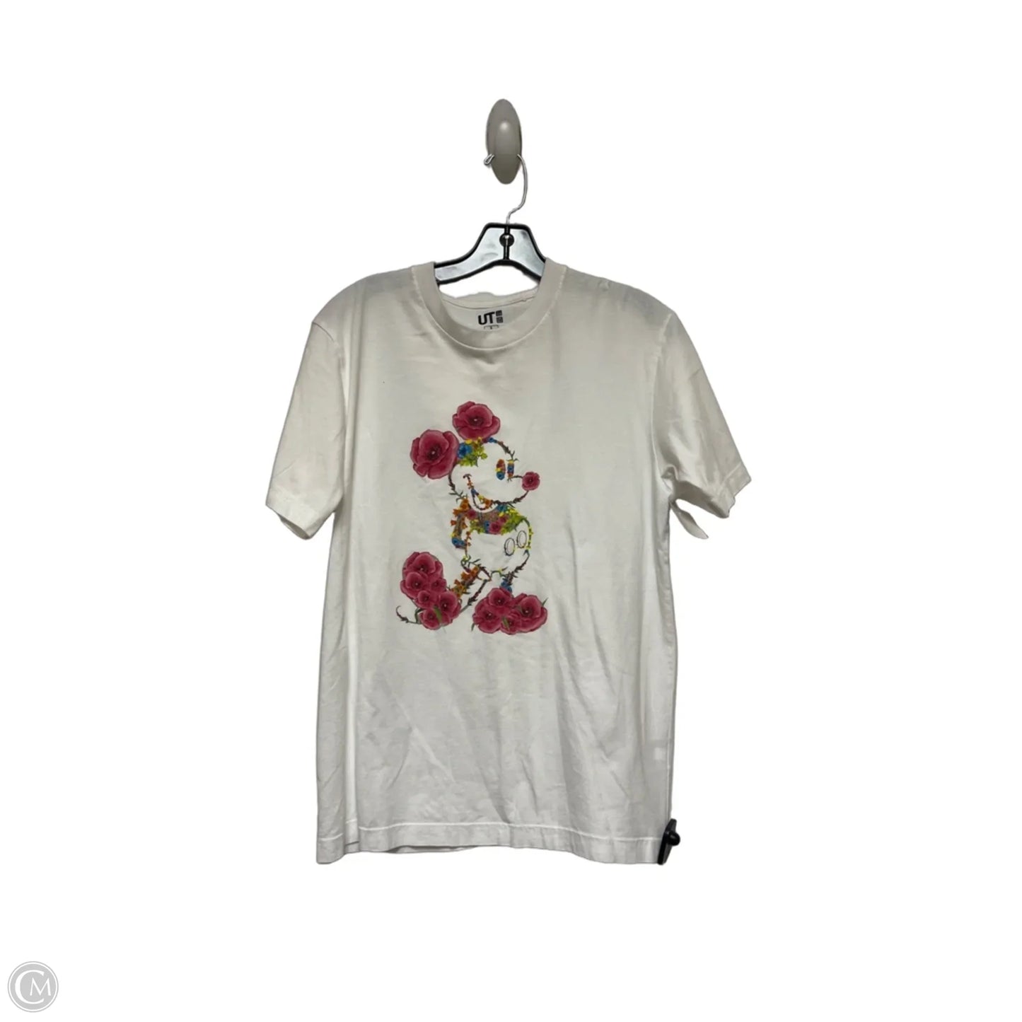 Top Short Sleeve Basic By Uniqlo In White, Size: S