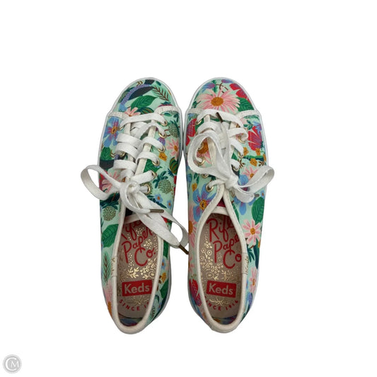 Shoes Sneakers By Keds In Floral Print, Size: 6.5