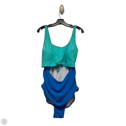 Swimsuit By Clothes Mentor In Blue, Size: 2x