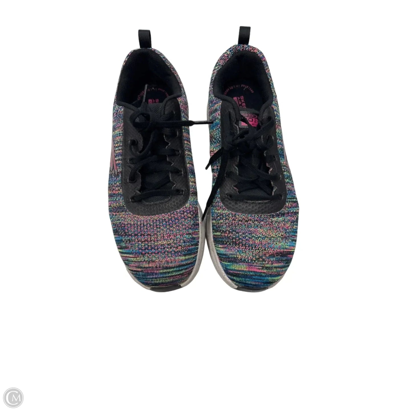 Shoes Athletic By Skechers In Rainbow Print, Size: 8.5