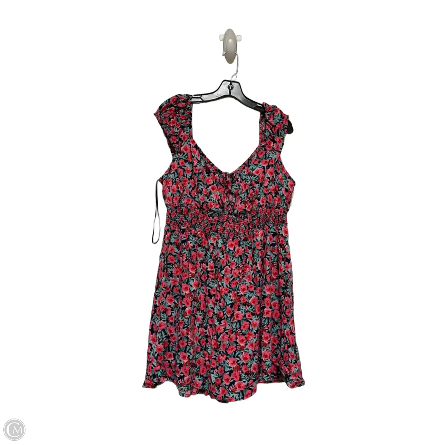 Dress Casual Short By Old Navy In Floral Print, Size: Xl