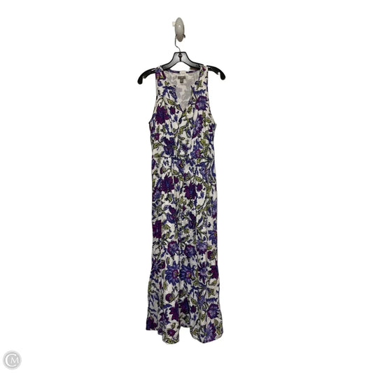 Dress Casual Maxi By J. Jill In Floral Print, Size: Xs