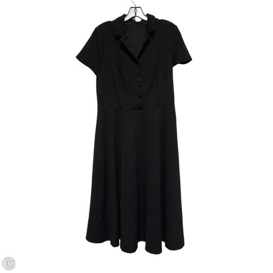 Dress Casual Midi By Clothes Mentor In Black, Size: Xl