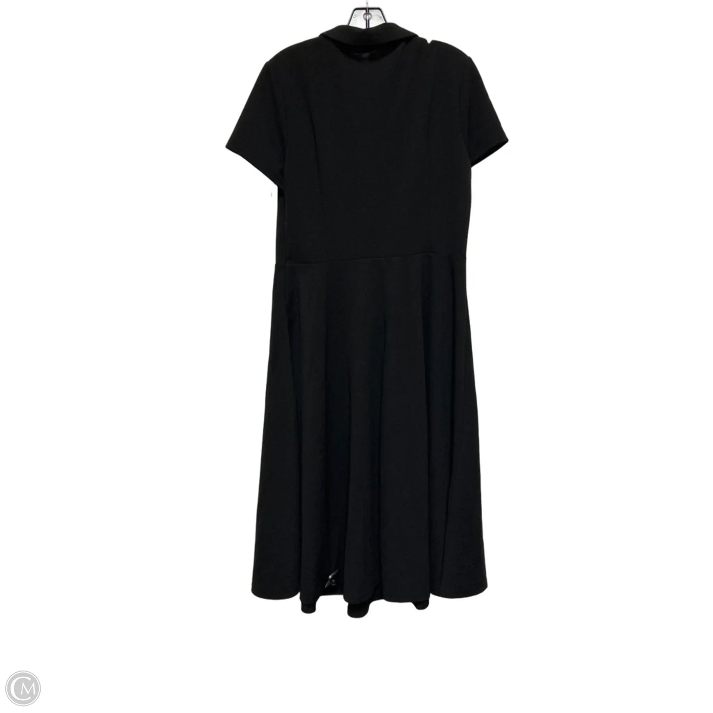 Dress Casual Midi By Clothes Mentor In Black, Size: Xl
