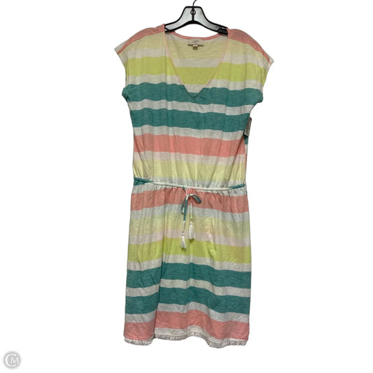Dress Casual Short By Loft In Striped Pattern, Size: M