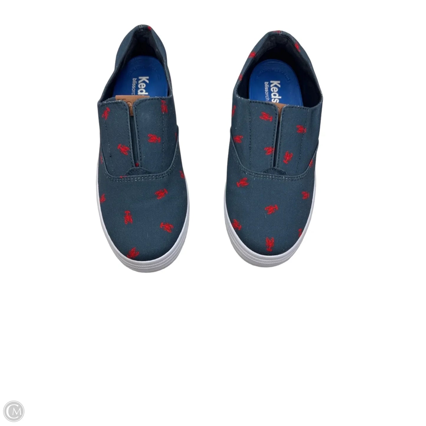 Shoes Flats By Keds In Blue & Red, Size: 7.5