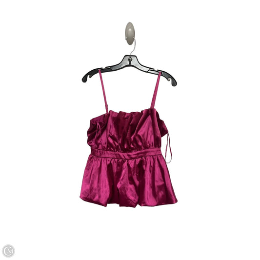 Top Sleeveless By Clothes Mentor In Pink, Size: L