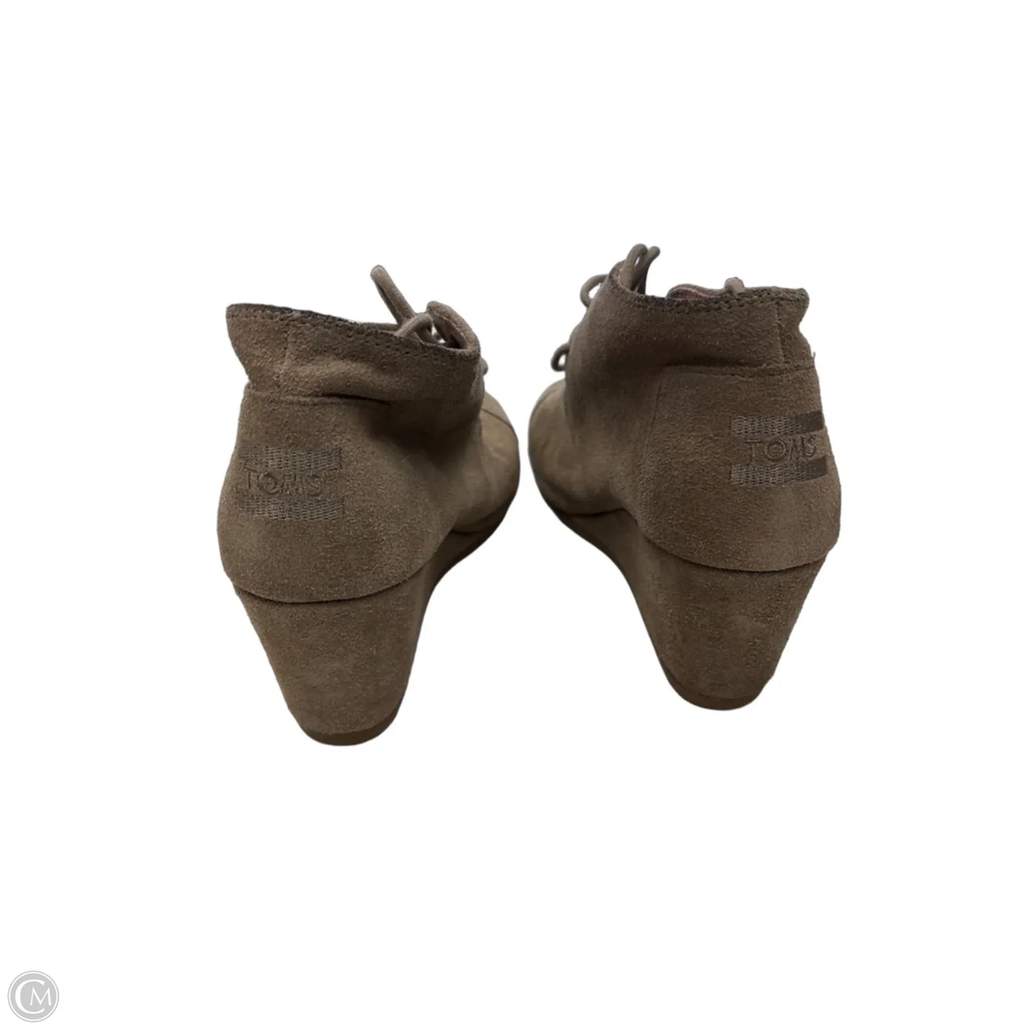 Boots Ankle Heels By Toms In Tan, Size: 9