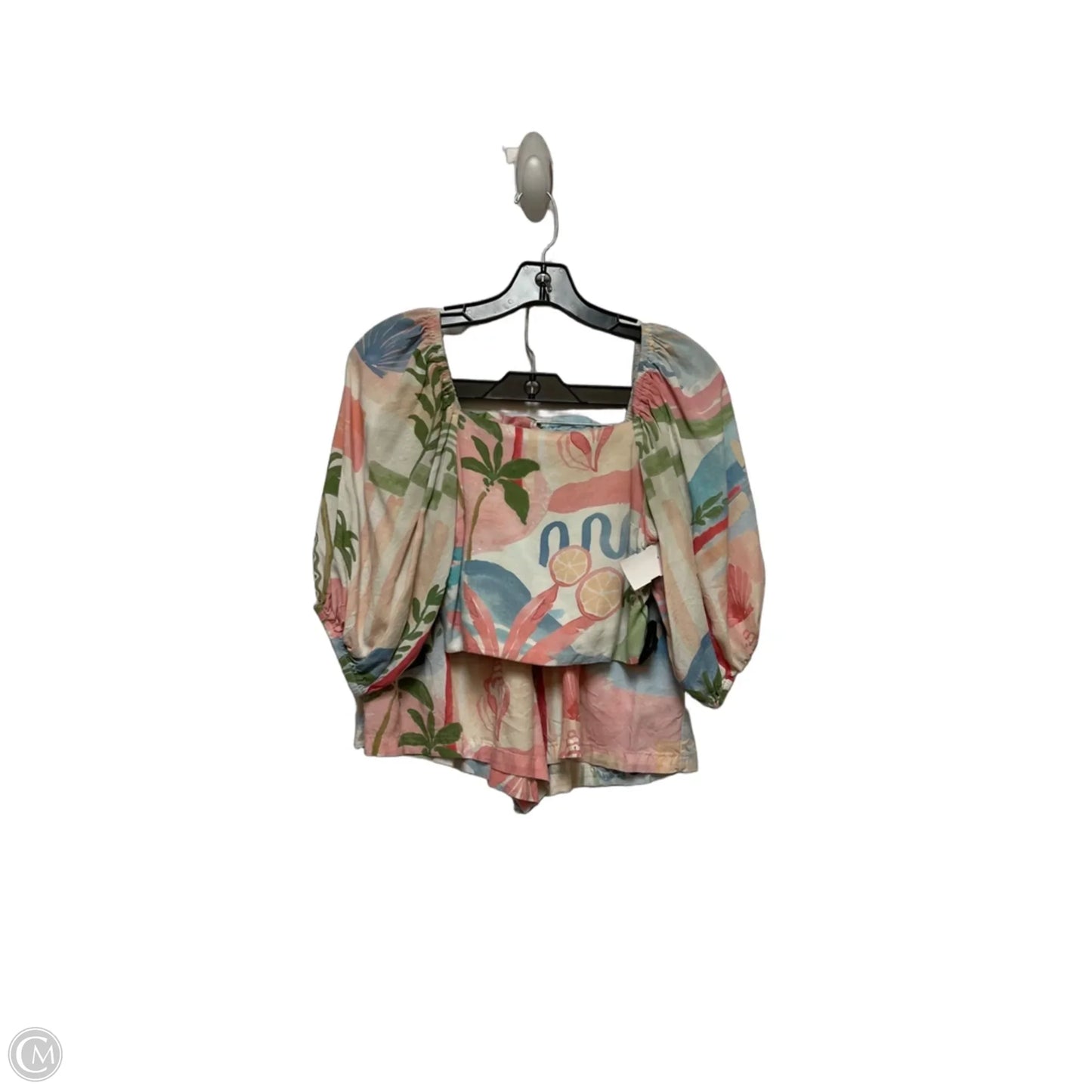 Shorts Set By Clothes Mentor In Tropical Print, Size: 4