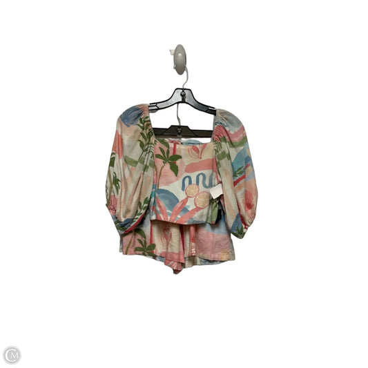 Shorts Set By Clothes Mentor In Tropical Print, Size: 4