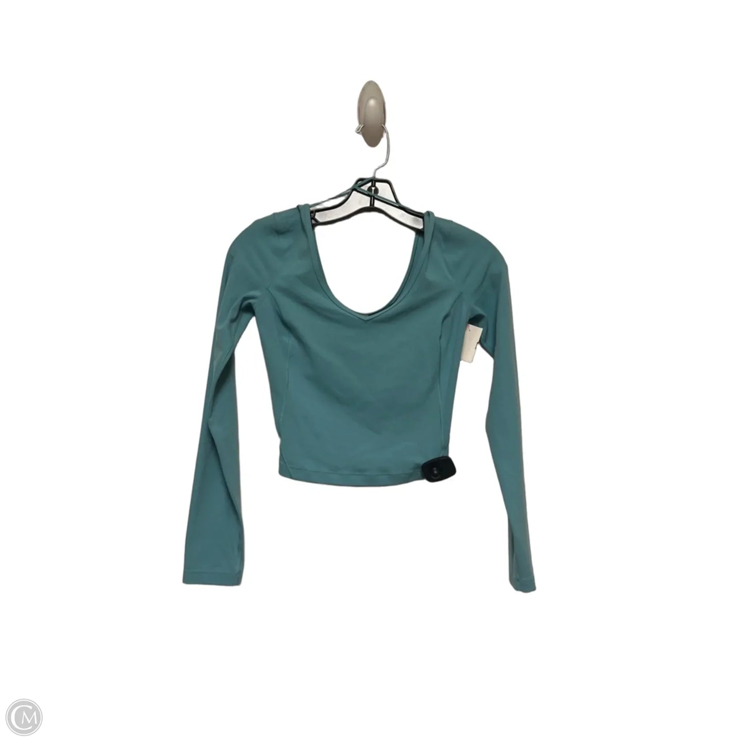 Athletic Top Long Sleeve Crewneck By Lululemon In Blue, Size: 2