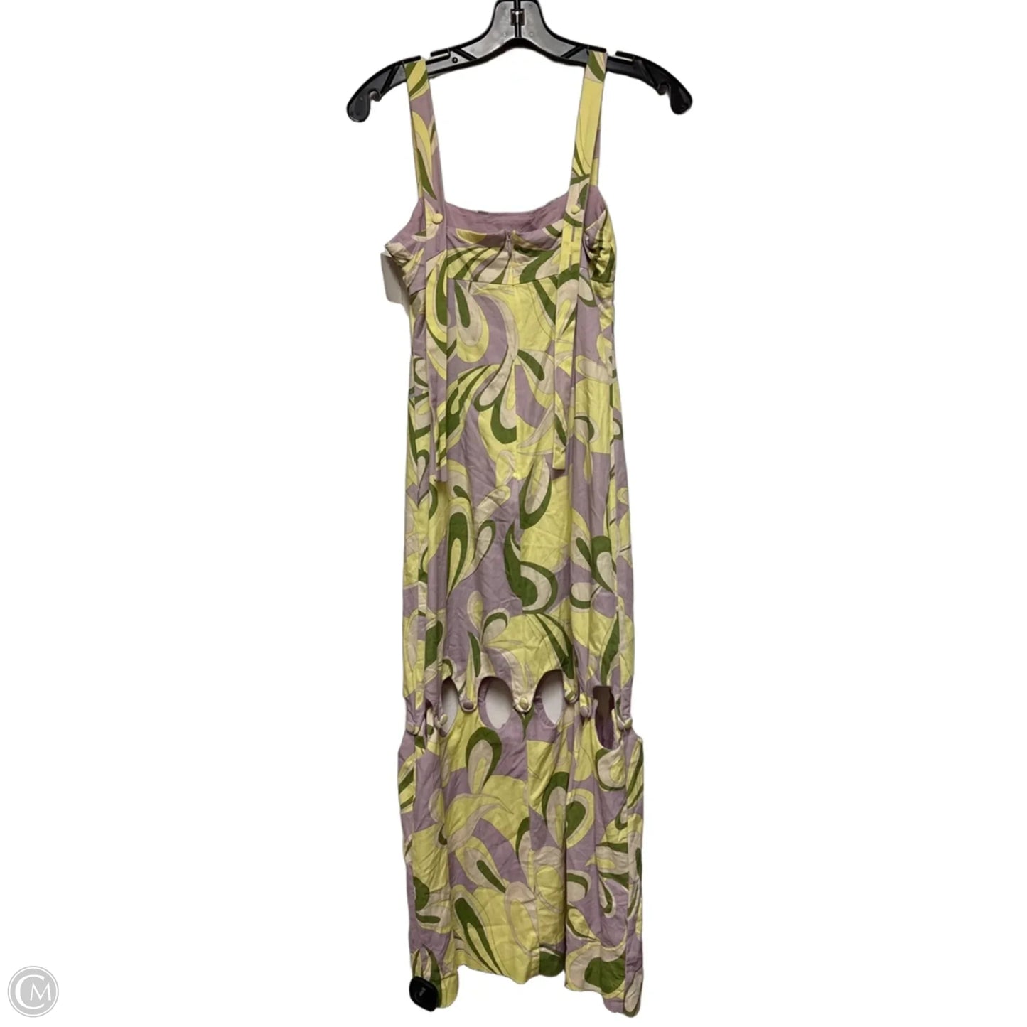 Dress Casual Midi By Antonio Melani In Green & Purple, Size: Xs