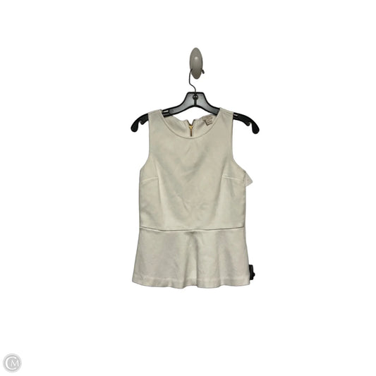 Top Sleeveless By J. Crew In White, Size: Xxs