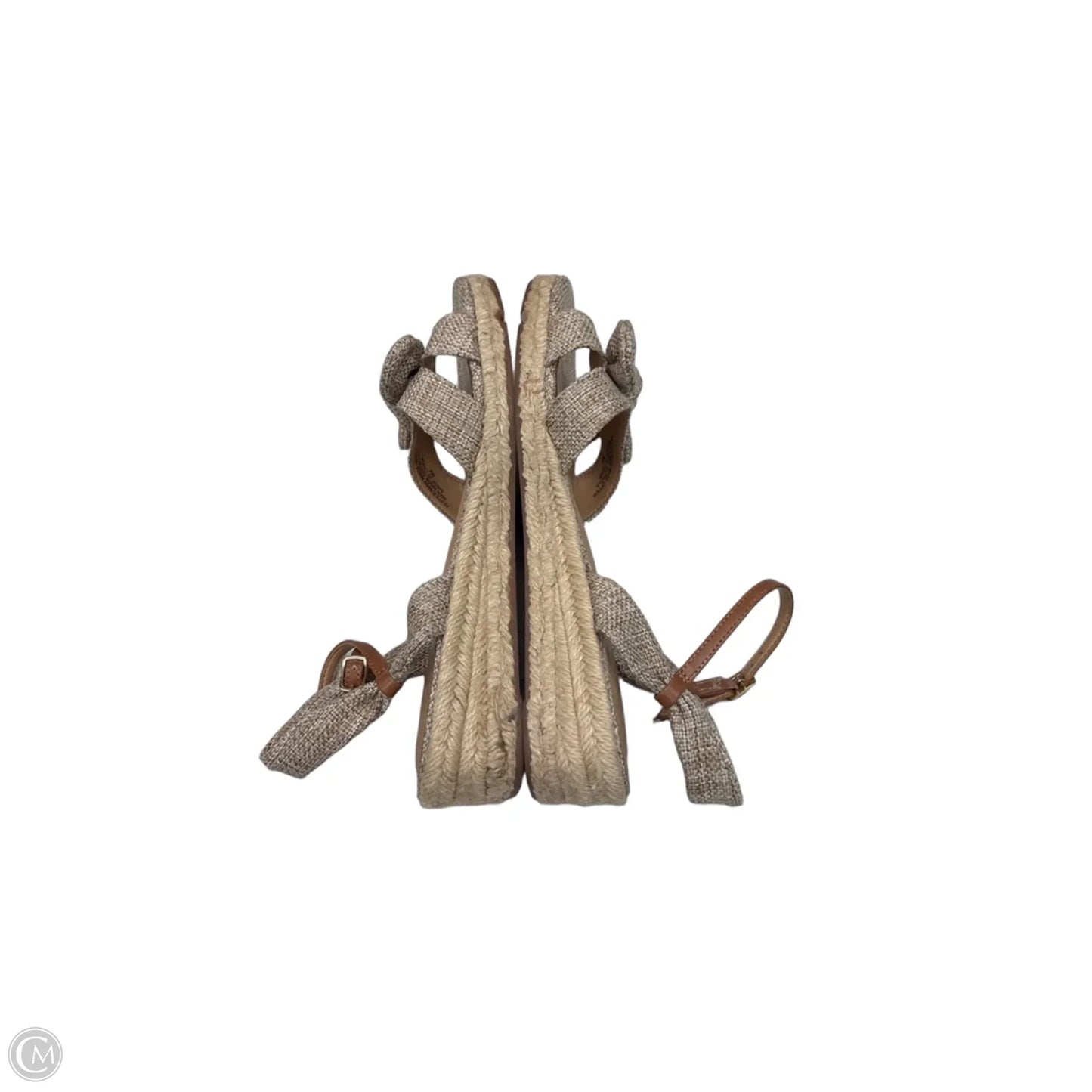 Sandals Flats By Talbots In Tan, Size: 8