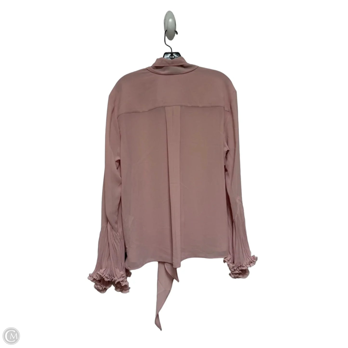 Top Long Sleeve By H&m In Pink, Size: M