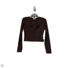 Top Long Sleeve Basic By Babaton In Brown, Size: M
