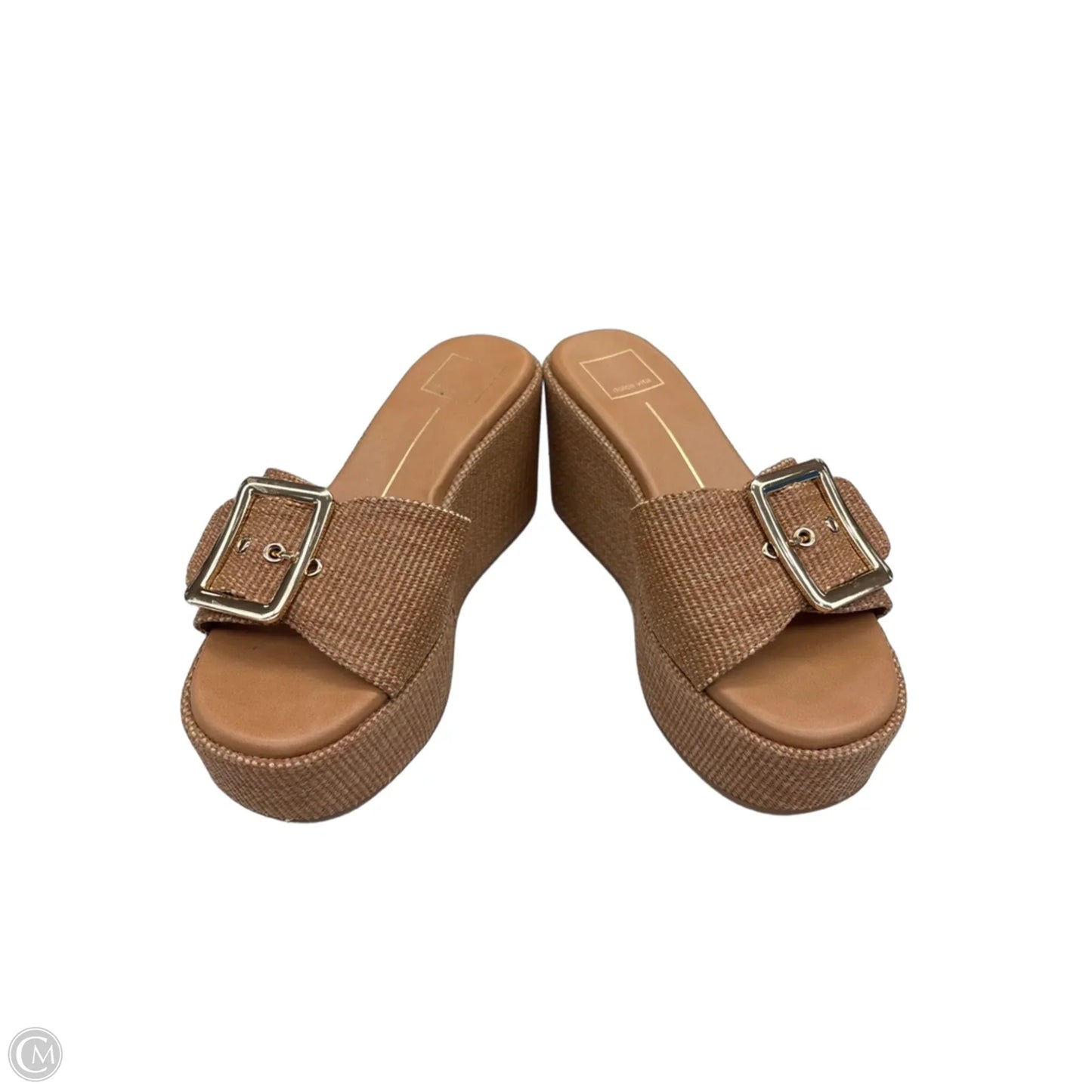 Sandals Heels Platform By Dolce Vita In Brown, Size: 8.5